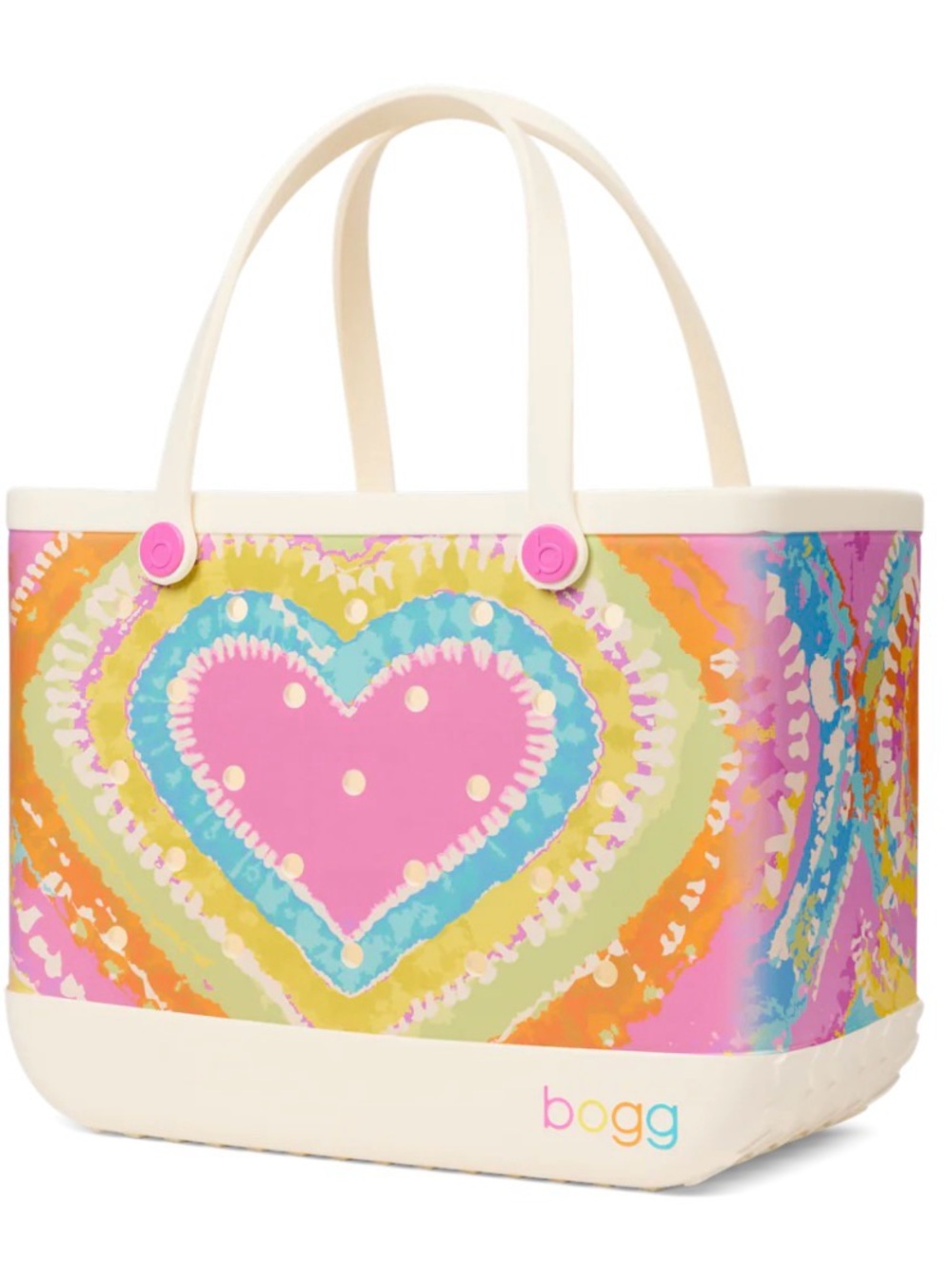 Bogg Bag Original- Dye-licious Heart Pink Taffy-NWOT-L/XL - Picture 2 of 10